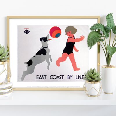 Ostküste von Lner – Premium-Kunstdruck im Format 11 x 14 Zoll III