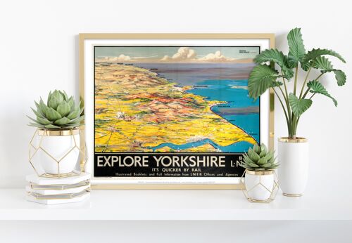Explore Yorkshire By Lner - 11X14” Premium Art Print II