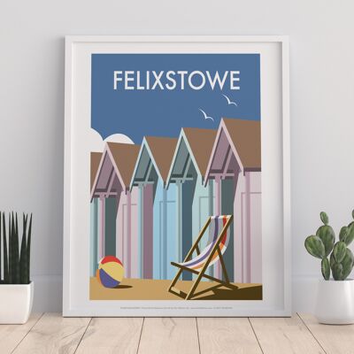 Felixstowe By Artist Dave Thompson - Premium Art Print II