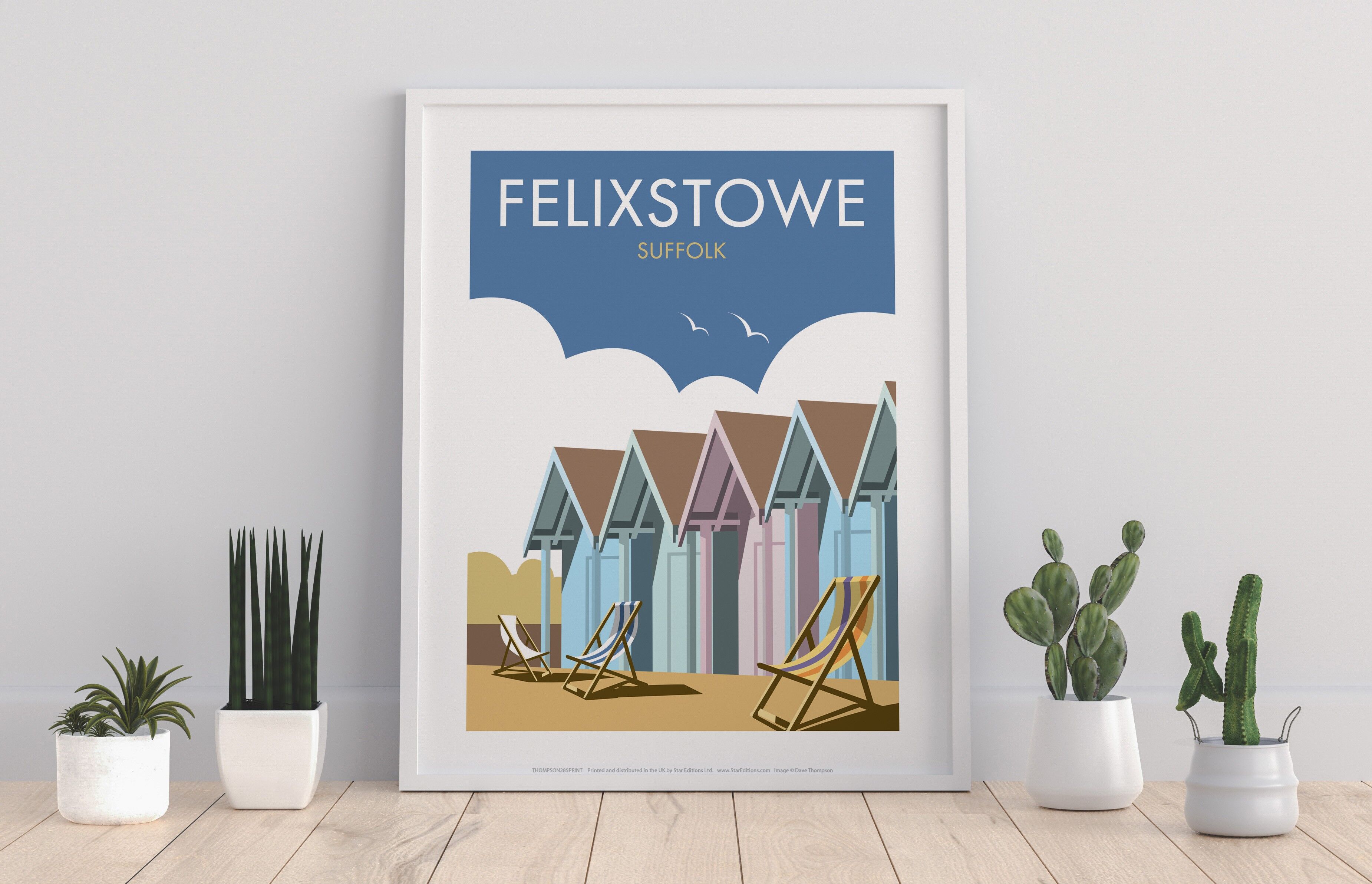 Felixstowe dell'artista Dave Thompson - Premium Art Print III