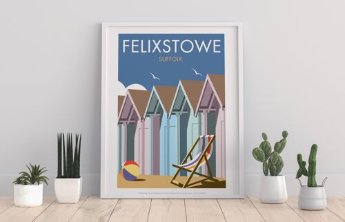 Felixstowe By Artist Dave Thompson - Premium Art Print IV