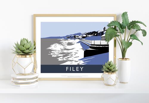 Filey By Artist Richard O'Neill - 11X14” Premium Art Print I