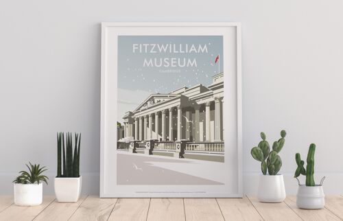 Fitzwilliam Museum By Artist Dave Thompson - Art Print II