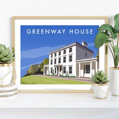 Greenway House vom Künstler Richard O'Neill – 11 x 14 Zoll Kunstdruck I