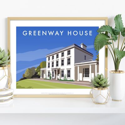 Greenway House vom Künstler Richard O'Neill – 11 x 14 Zoll Kunstdruck I