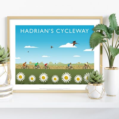 Hadrian's Cycleway von Künstler Richard O'Neill - Kunstdruck I