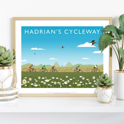Hadrians Radweg des Künstlers Richard O'Neill - Kunstdruck II