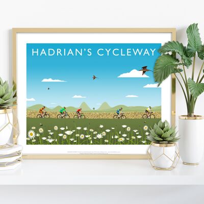 Hadrian's Cycleway By Artist Richard O'Neill - Art Print II