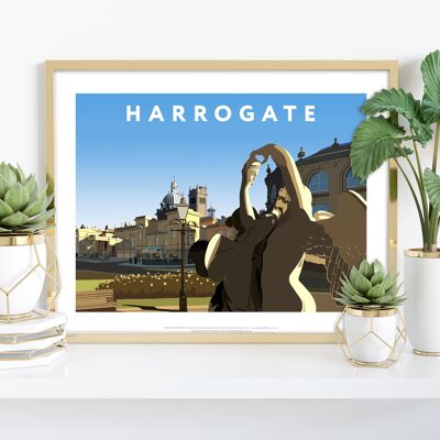 Harrogate By Artist Richard O'Neill - Premium Art Print I