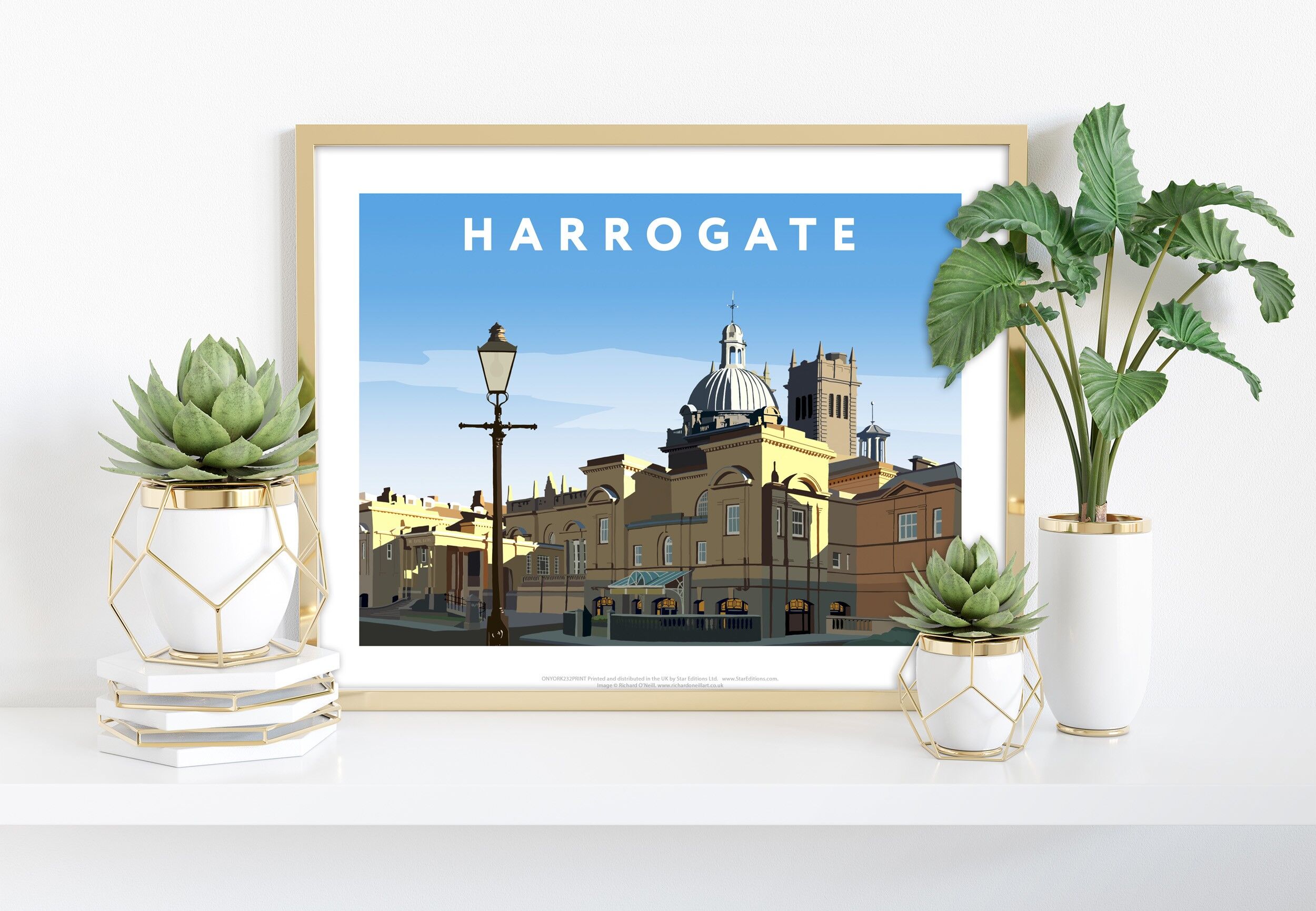 Harrogate dell'artista Richard O'Neill - Premium Art Print II