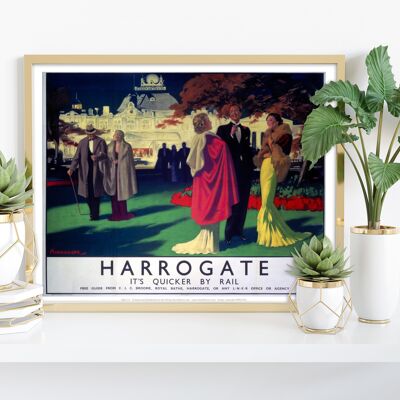 Harrogate, c'est plus rapide en train - 11X14" Premium Art Print I