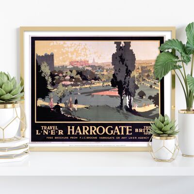 Harrogate, The British Spa – Premium-Kunstdruck 27,9 x 35,6 cm II