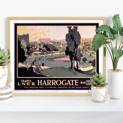 Harrogate, The British Spa - 11X14” Premium Art Print II