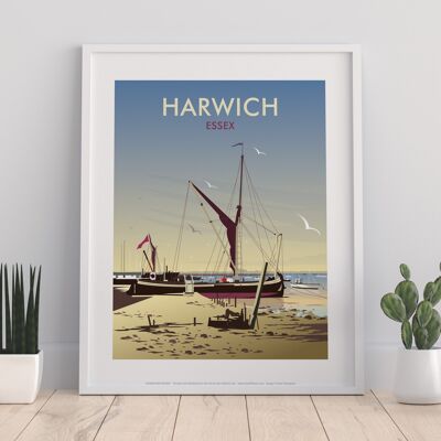 Harwich, Essex par l'artiste Dave Thompson - Premium Art Print I