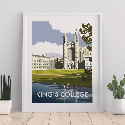 King's College By Artist Dave Thompson - Premium Art Print I