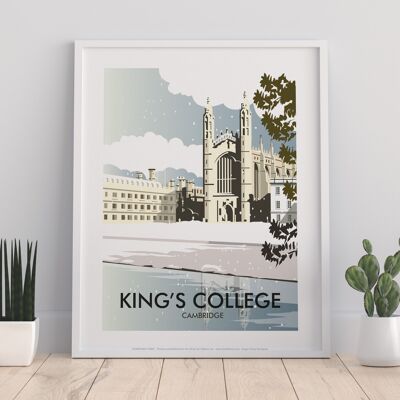 King's College vom Künstler Dave Thompson – Premium-Kunstdruck II