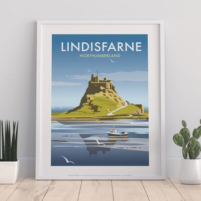 Lindisfarne por el artista Dave Thompson - Impresión de arte premium I