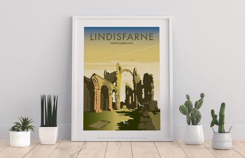 Lindisfarne By Artist Dave Thompson - Premium Art Print II
