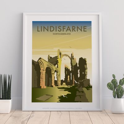 Lindisfarne par l'artiste Dave Thompson - Premium Art Print II