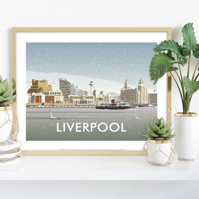 Liverpool By Artist Dave Thompson - 11X14” Premium Art Print II
