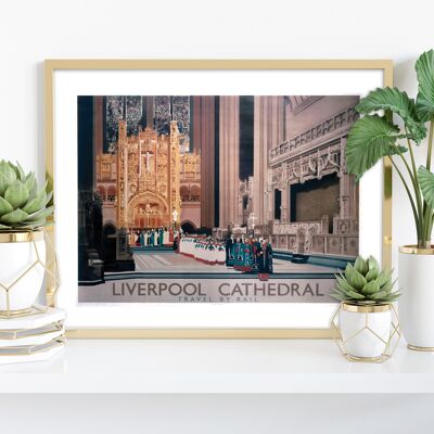 Catedral de Liverpool - 11X14” Premium Art Print I