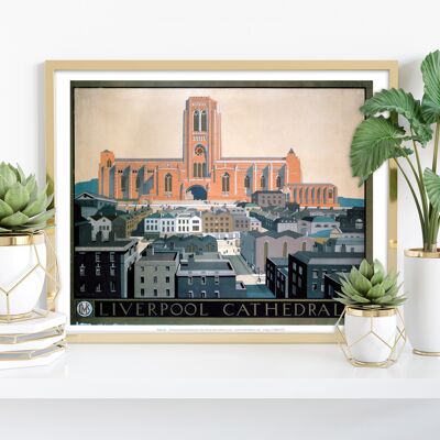 Cattedrale di Liverpool - 11X14" Stampa d'arte Premium II