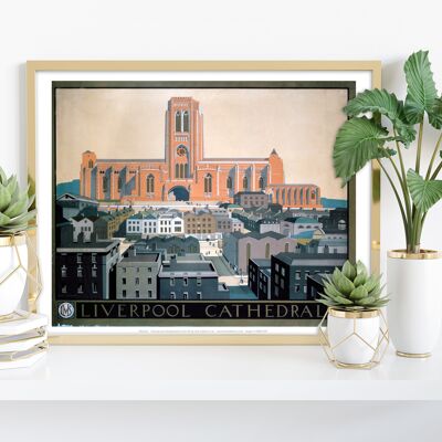 Kathedrale von Liverpool – Premium-Kunstdruck 27,9 x 35,6 cm II