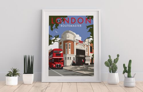 London By Artist Dave Thompson - 11X14” Premium Art Print II