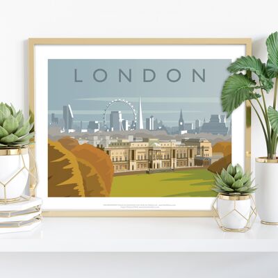 London von Künstler Richard O'Neill – Premium-Kunstdruck 27,9 x 35,6 cm I