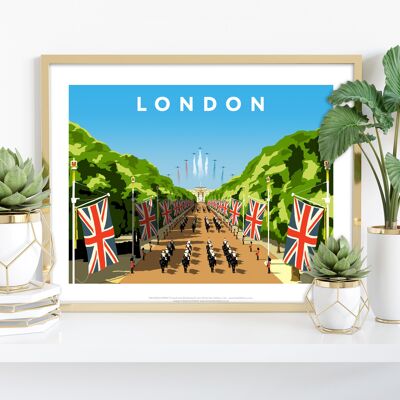 Londres par l'artiste Richard O'Neill - 11X14" Premium Art Print II