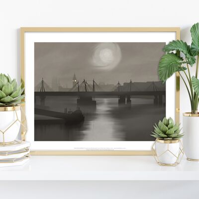 Londres par l'artiste Richard O'Neill - 11X14" Premium Art Print III