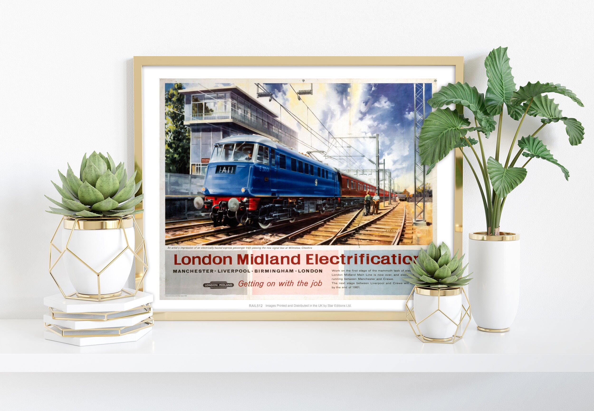 Électrification de Midland de Londres - 11X14" Premium Art Print I