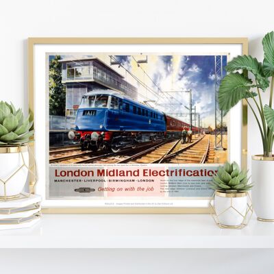 Electrificación de London Midland - 11X14" Premium Art Print I