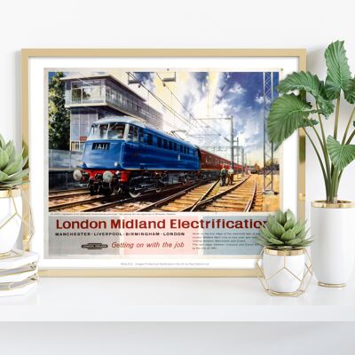 Electrificación de London Midland - 11X14" Premium Art Print I