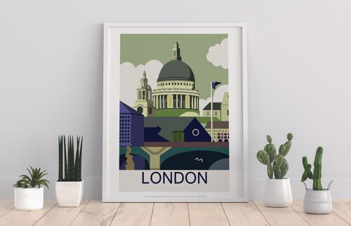 London Poster - 11X14” Premium Art Print II