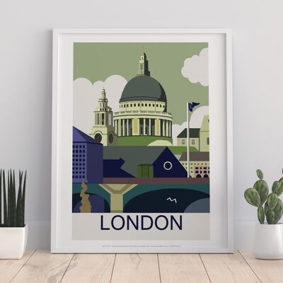 London Poster - 11X14” Premium Art Print II