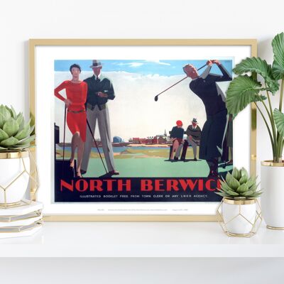 North Berwick – Premium-Kunstdruck im Format 11 x 14 Zoll I