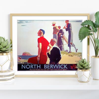 North Berwick - Impresión de arte premium de 11X14” II
