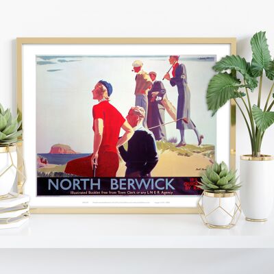 North Berwick - 11X14" Stampa d'arte Premium II