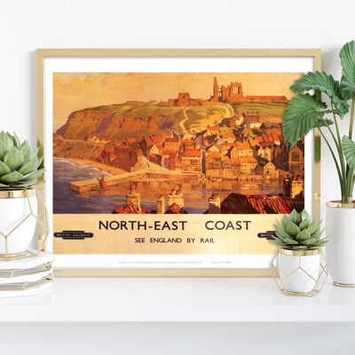 North East Coast, Whitby - 11 x 14" Premium Art Print I