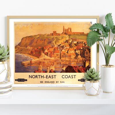 North East Coast, Whitby - 11 x 14" Premium Art Print II
