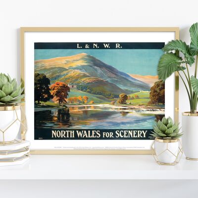 North Wales For Scenery - Stampa d'arte premium 11X14" I