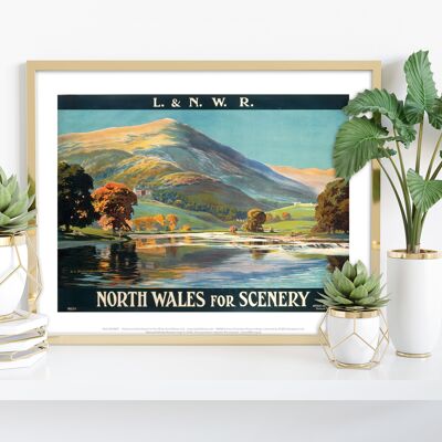 Nord du Pays de Galles pour le paysage - 11X14" Premium Art Print I