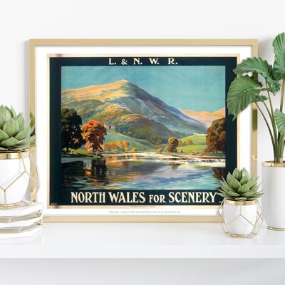 North Wales For Scenery - 11X14" Premium Art Print II