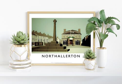 Northallerton By Artist Richard O'Neill - Premium Art Print II