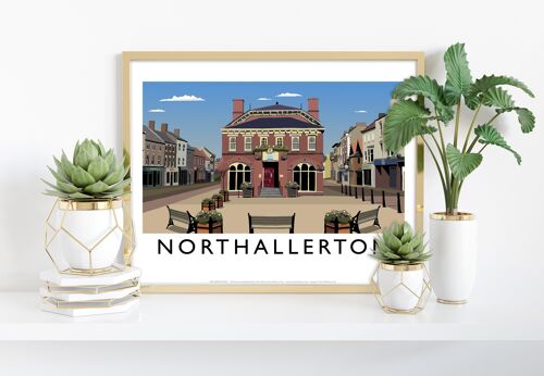 Northallerton By Artist Richard O'Neill - Premium Art Print III