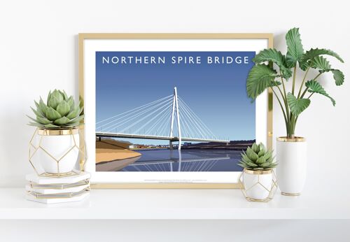Northern Spire Bridge, Tyne And Wear - Art Print II