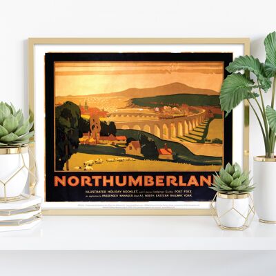 Northumberland - Impresión de arte premium de 11X14” I