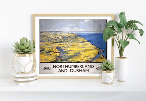 Northumberland And Durham Lner - 11X14” Premium Art Print II