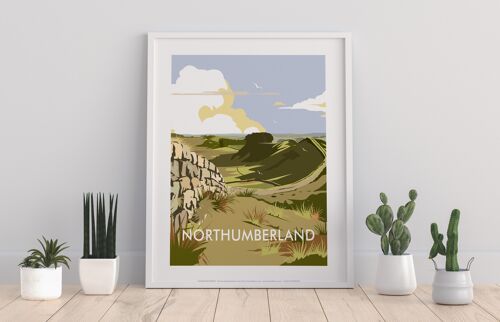 Northumberland By Artist Dave Thompson - Premium Art Print I
